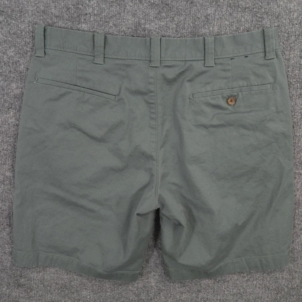 J Crew Flex Chino Shorts Mens 33 Sage Green Stretch Twill Preppy Golf 9 